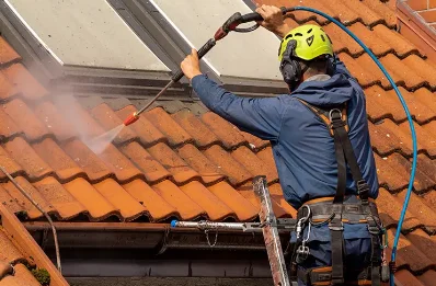 Démoussage et hydrofuge de toiture à Locminé
